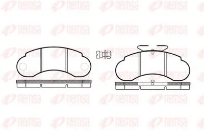 Комплект тормозных колодок, дисковый тормоз KAWE купить