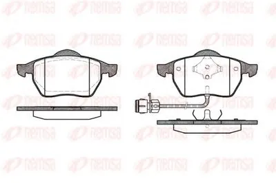 Комплект тормозных колодок, дисковый тормоз KAWE купить