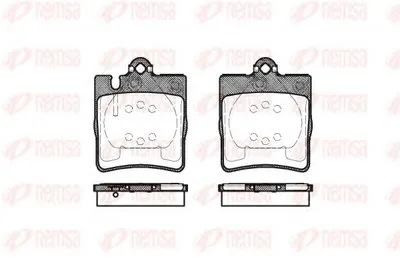 Комплект тормозных колодок, дисковый тормоз KAWE купить