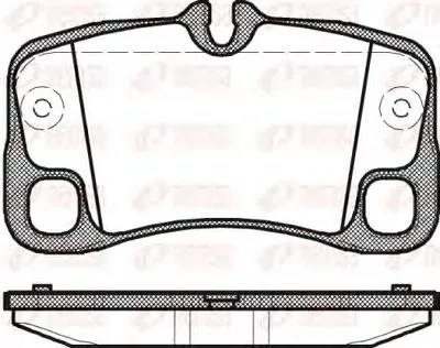 Комплект тормозных колодок, дисковый тормоз KAWE купить