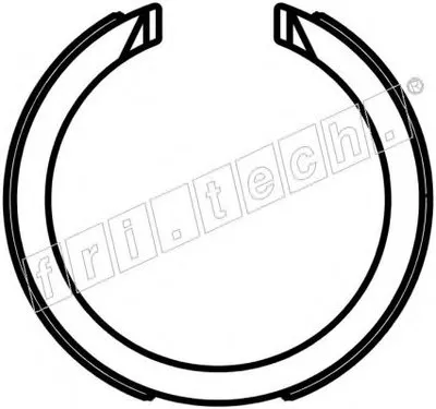 Комплект тормозных колодок, стояночная тормозная система fri.tech. купить