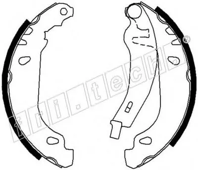 Комплект тормозных колодок fri.tech. купить