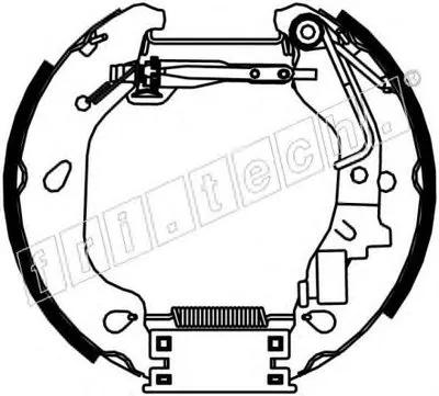Комплект тормозных колодок FAST KIT fri.tech. купить