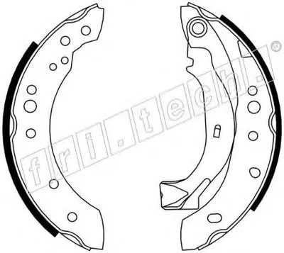 Комплект тормозных колодок REPARATION KIT fri.tech. купить