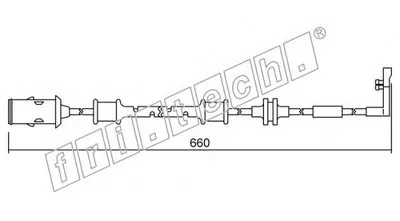 Сигнализатор, износ тормозных колодок fri.tech. купить