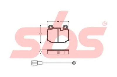 Комплект тормозных колодок, дисковый тормоз sbs купить