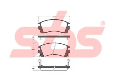 Комплект тормозных колодок, дисковый тормоз sbs купить