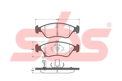 Комплект тормозных колодок, дисковый тормоз sbs купить