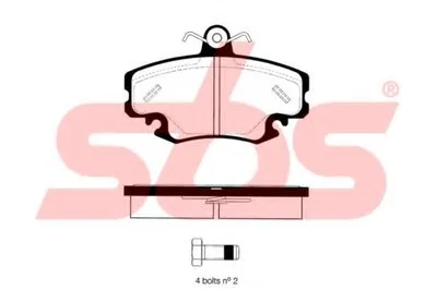 Комплект тормозных колодок, дисковый тормоз sbs купить