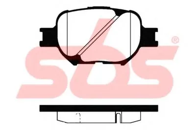 Комплект тормозных колодок, дисковый тормоз sbs купить