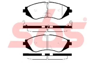 Комплект тормозных колодок, дисковый тормоз sbs купить