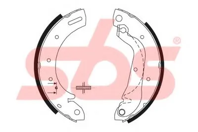 Комплект тормозных колодок sbs купить