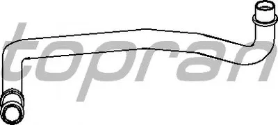 Шланг, воздухоотвод крышки головки цилиндра TOPRAN купить