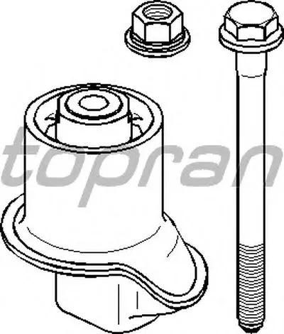 Комплект подшипника, балка моста TOPRAN купить