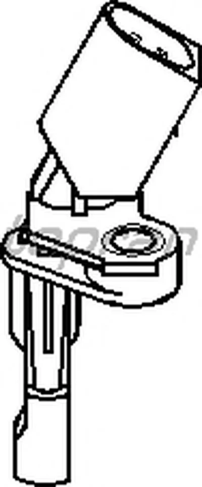 Датчик, частота вращения колеса TOPRAN купить