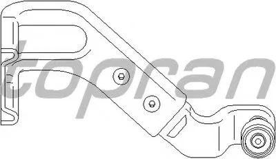 Направляющая ролика, сдвижная дверь TOPRAN купить