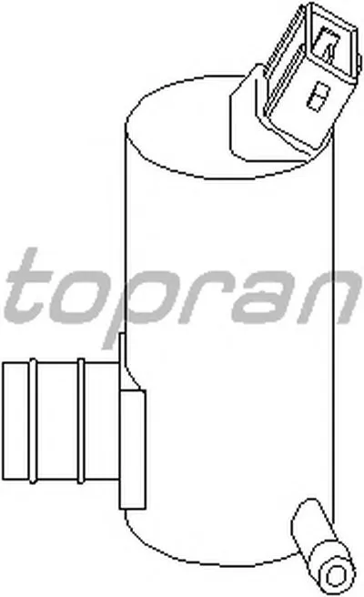 Водяной насос, система очистки окон TOPRAN купить