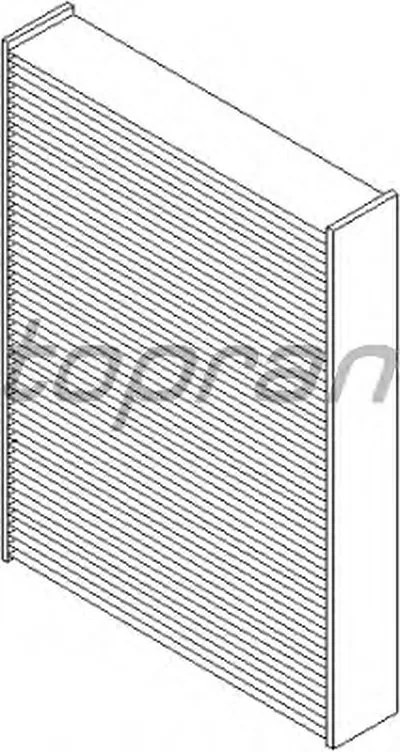 Фильтр, воздух во внутренном пространстве TOPRAN купить