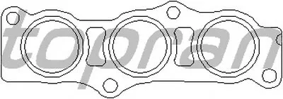 Прокладка, выпускной коллектор TOPRAN купить