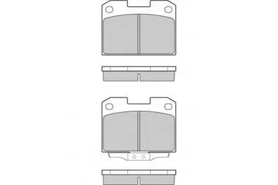 Комплект тормозных колодок, дисковый тормоз E.T.F. купить