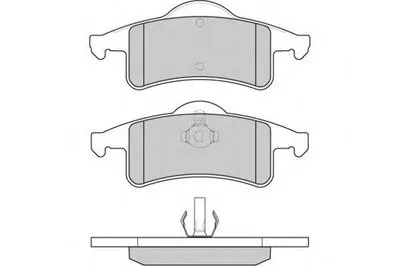 Комплект тормозных колодок, дисковый тормоз E.T.F. купить