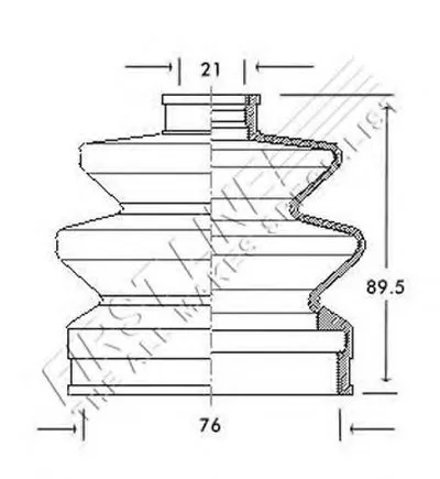 Пыльник, приводной вал FIRST LINE купить