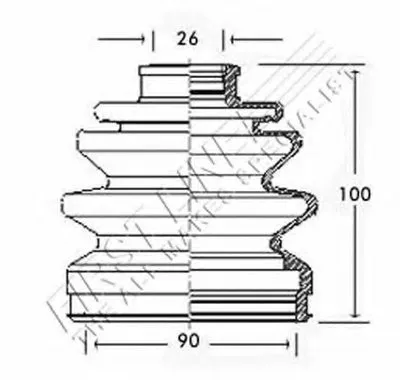 Пыльник, приводной вал FIRST LINE купить