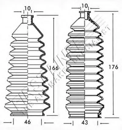 Пыльник, рулевое управление FIRST LINE купить