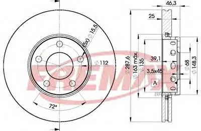 Тормозной диск Premium Carbon + FREMAX купить