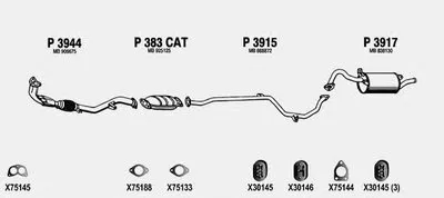 Система выпуска ОГ FENNO купить