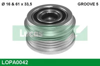 Механизм свободного хода генератора LUCAS ENGINE DRIVE купить