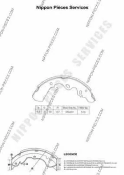 Комплект тормозных колодок NPS купить