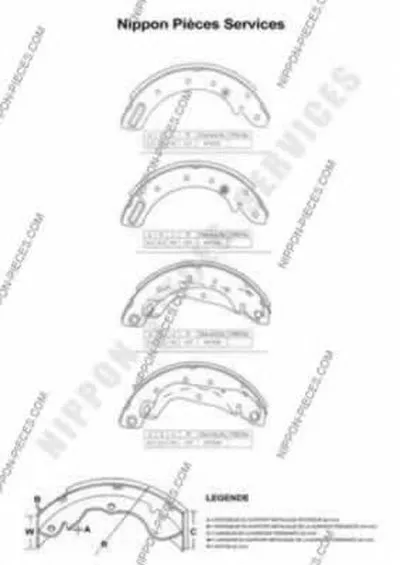 Комплект тормозных колодок NPS купить