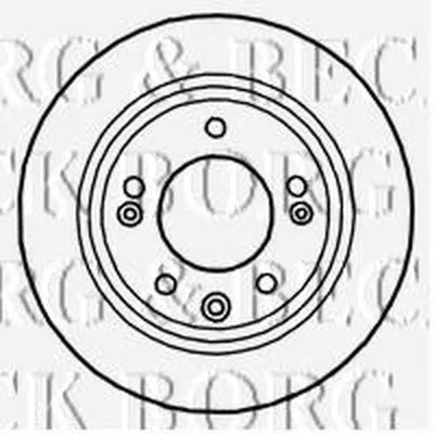 Тормозной диск BORG & BECK купить