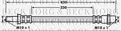 Тормозной шланг BORG & BECK купить