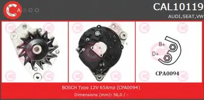 Генератор BRAND NEW SERIES CASCO купить