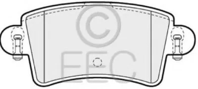 Комплект тормозных колодок, дисковый тормоз EEC купить