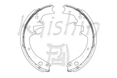 Комплект тормозных колодок KAISHIN купить