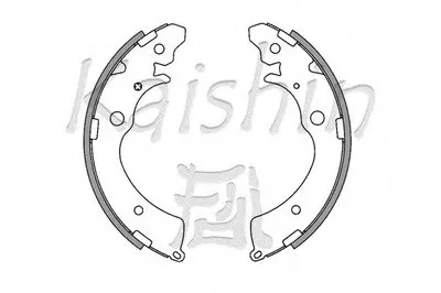Комплект тормозных колодок KAISHIN купить