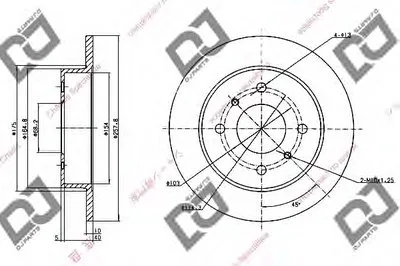Тормозной диск DJ PARTS купить