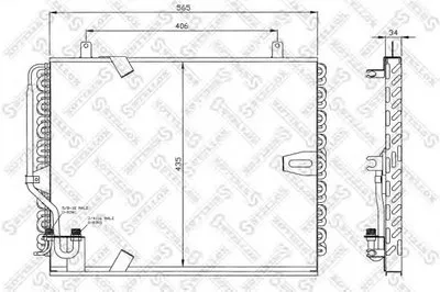 Конденсатор, кондиционер STELLOX купить
