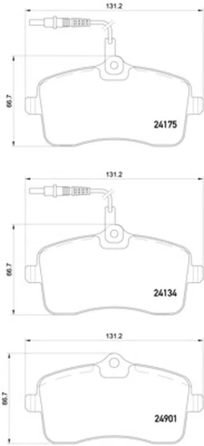 Комплект тормозных колодок, дисковый тормоз HELLA купить