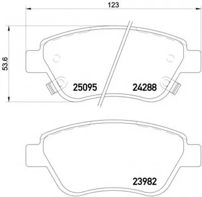 Комплект тормозных колодок, дисковый тормоз MINTEX купить