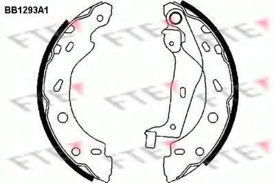 Комплект тормозных колодок FTE купить