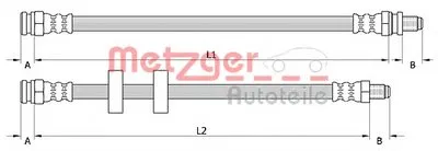 Тормозной шланг METZGER купить