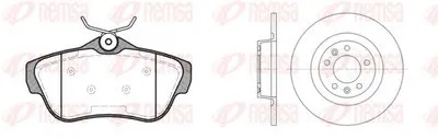 Комплект тормозов, дисковый тормозной механизм Twin Kit REMSA купить