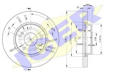 Тормозной диск ICER купить