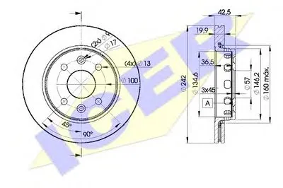 Тормозной диск ICER купить