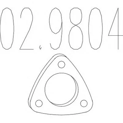 Прокладка, труба выхлопного газа MTS купить