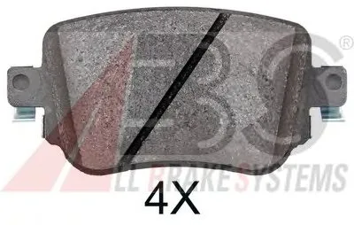 Комплект тормозных колодок, дисковый тормоз A.B.S. купить